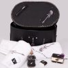 Set Botez Trusou si Lumanare Hard Rock, 10 piese, Piele Neagra - imagine 2