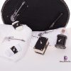 Set Botez Trusou si Lumanare Hard Rock, 10 piese, Piele Neagra - imagine 4