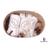 Set Botez Trusou si Lumanare Gentleman Crem, 10 piese, Crem - imagine 3