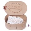 Set Botez Trusou si Lumanare Gentleman Crem, 10 piese, Crem - imagine 4