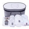 Set Botez Trusou si Lumanare Gentleman Grey, 10 piese, Gri-Negru - imagine 3