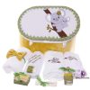 Set Botez Trusou si Lumanare Koala And Son, 10 piese, Galben-Verde - imagine 2
