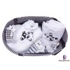 Set Botez Trusou si Lumanare Black Panda, 10 piese, Gri Negru - imagine 5