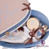 Set Botez Trusou Lumanare Denim TeddyBear - imagine 2