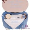 Set Botez Trusou Lumanare Denim TeddyBear - imagine 3