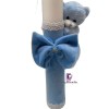 Set Botez Trusou Cufar Lumanare Blue TeddyBear - imagine 2