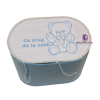 Set Botez Trusou Cufar Lumanare Blue TeddyBear - imagine 6