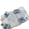 Set Botez Trusou Cufar Lumanare Blue TeddyBear - imagine 5