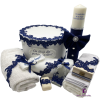 Set Botez Trusou, Cufar si Lumanare Royal - imagine 2