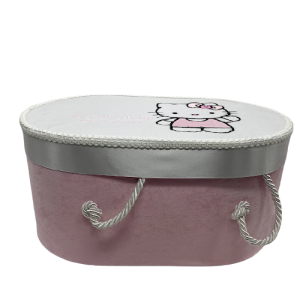 Set Botez Trusou Cufar Lumanare Velvet Hello Kitty