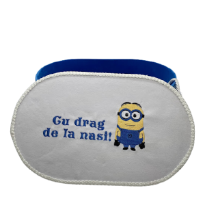 Cufar botez minion albastru Trusou