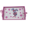 Set Tavita Mot/Turta Pink Bunny Fetite Iepuras
