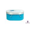 Cufar Trusou Botez Strumf, blue-alb, catifea - imagine 2
