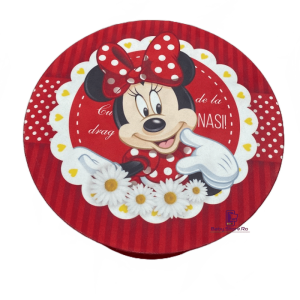 Cufar Trusou Botez Flower Minnie Mouse